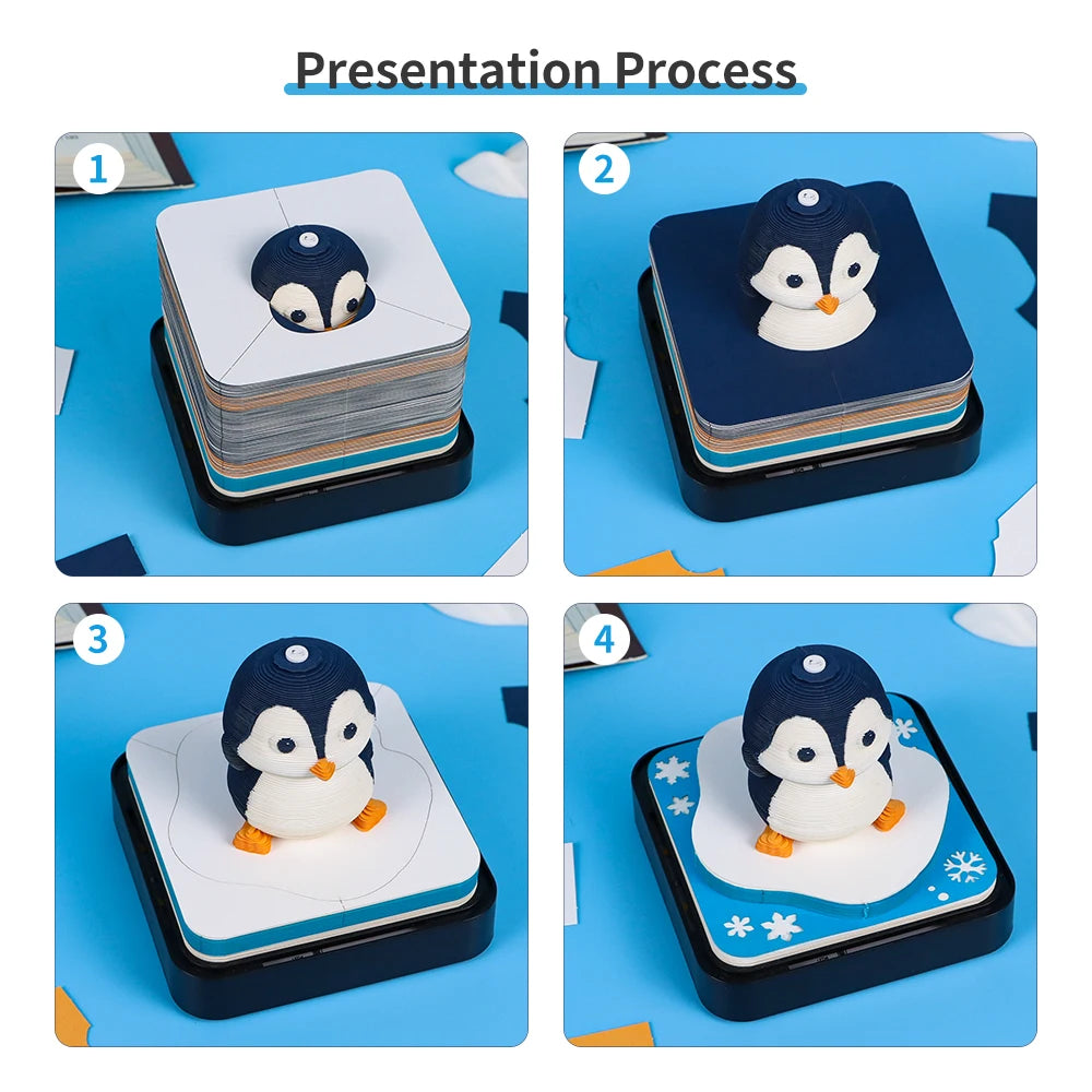 Notepad Kawaii Stationery Penguins