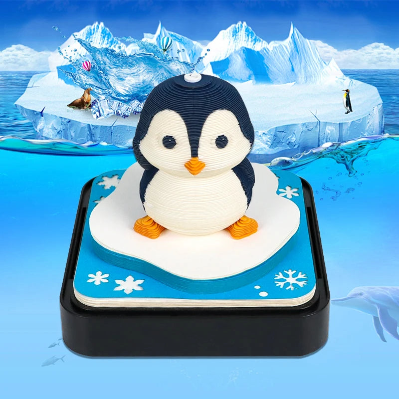 Notepad Kawaii Stationery Penguins